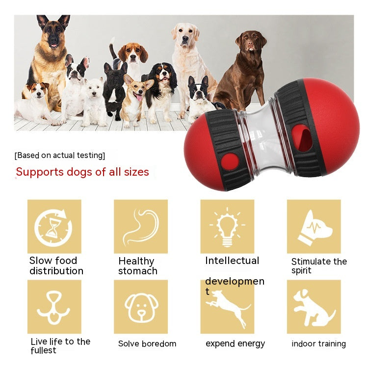 Tumbler Treat Dispensing Dog Toy — Interactive Puzzle Ball
