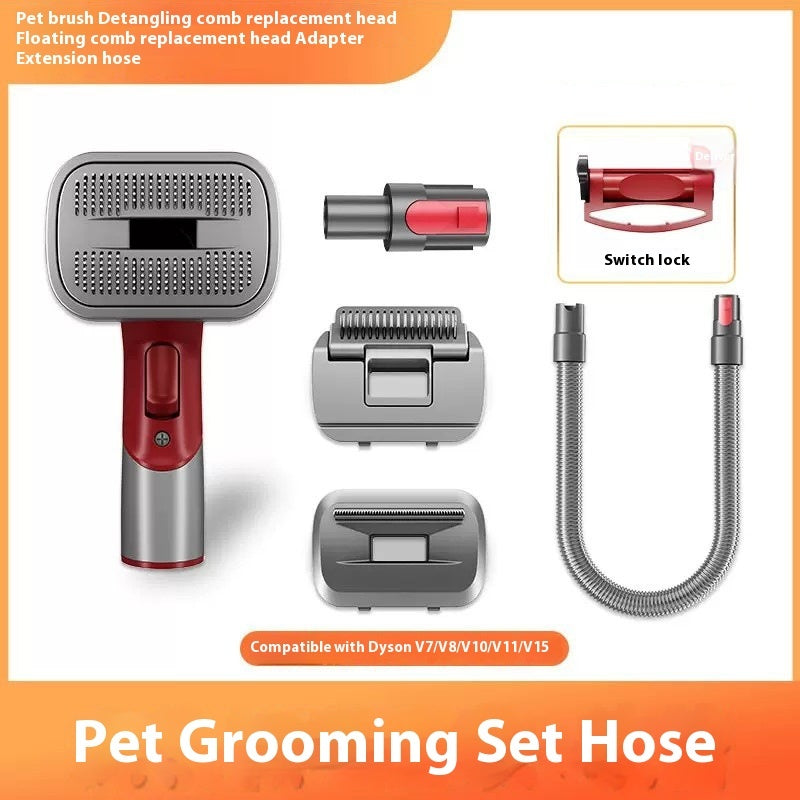 Kit Accessoires de Toilettage par Aspiration — Chien & Chat, 5 Configurations
