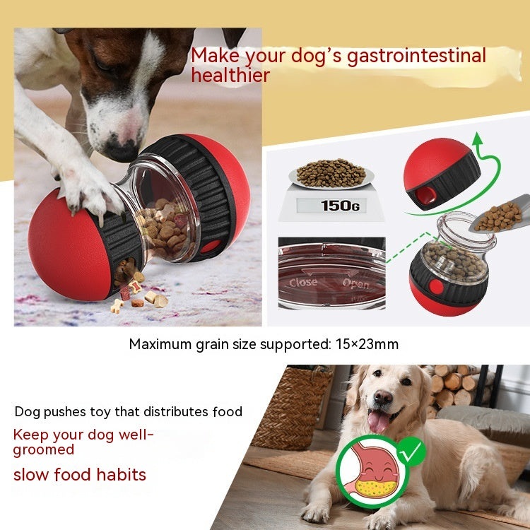Tumbler Treat Dispensing Dog Toy — Interactive Puzzle Ball