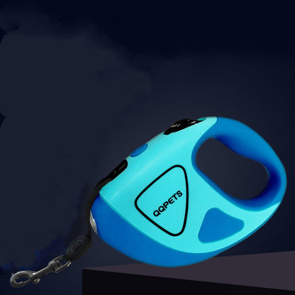 LED Retractable Dog Leash with Anti-Tangle Fiberglass — 3M & 5M