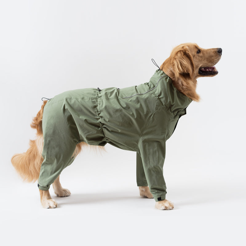 Combinaison Imperméable & Coupe-Vent pour Chien – Polyester Léger