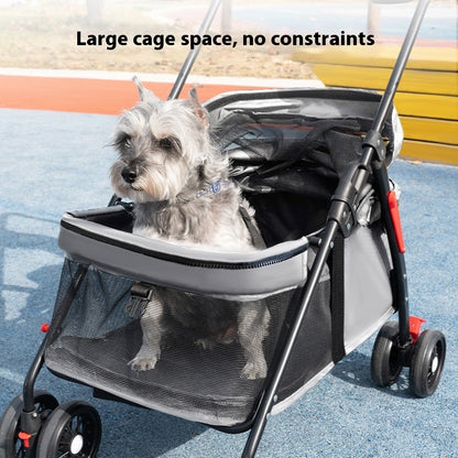 Poussette Pliable Légère pour Chien & Chat — Cabine Intégrée