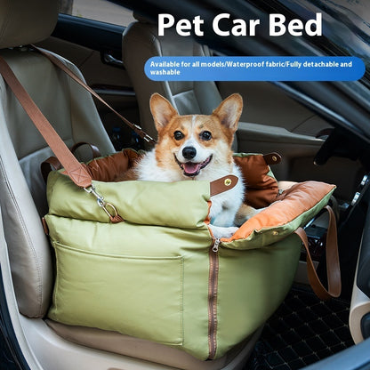 Niche Voiture Sécurité Lavable pour Chat — 55×50×45 cm