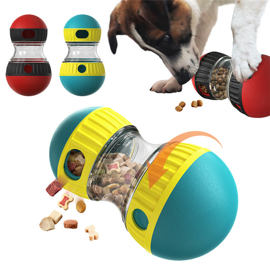 Tumbler Treat Dispensing Dog Toy — Interactive Puzzle Ball