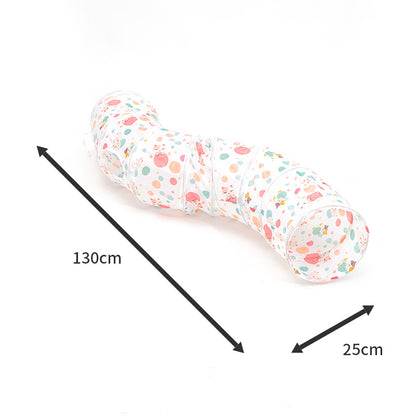 Nid Tunnel Donut pour Chat – Labyrinthe Toutes Saisons, 12 Coloris