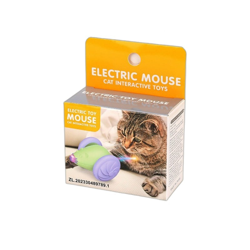Jouet Souris Lumineux Rechargeable USB pour Chat – Électrique & Interactif