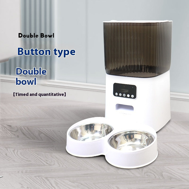 Distributeur Automatique Intelligent 5L pour Chiens et Chats – Bol Simple ou Double