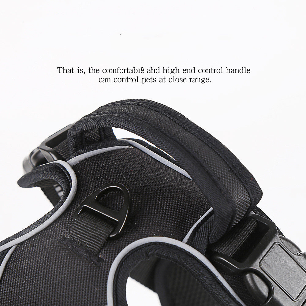 Harnais Respirant Réfléchissant Anti-Traction pour Chien — Gilet Confort