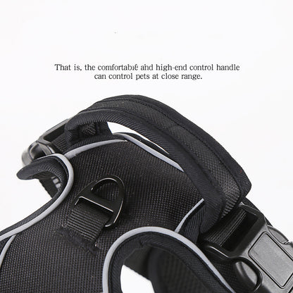 Harnais Respirant Réfléchissant Anti-Traction pour Chien — Gilet Confort