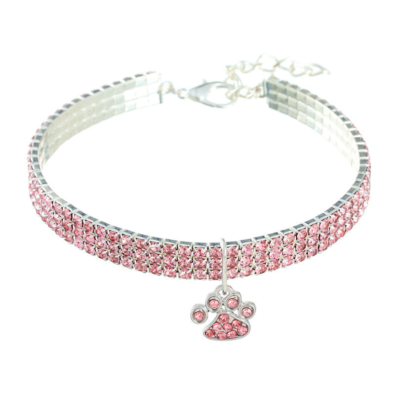 Collier Strass Élastique pour Chat et Chien