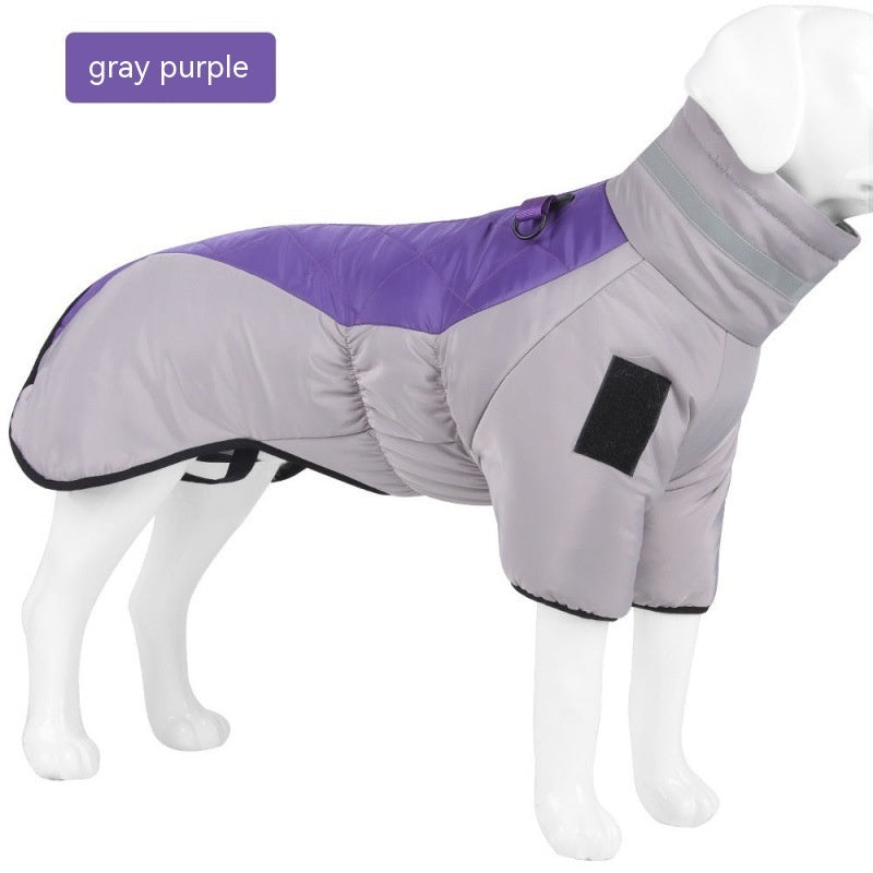 Manteau d'hiver imperméable pour chien – Veste chaude rembourrée grandes tailles (XL à 6XL)