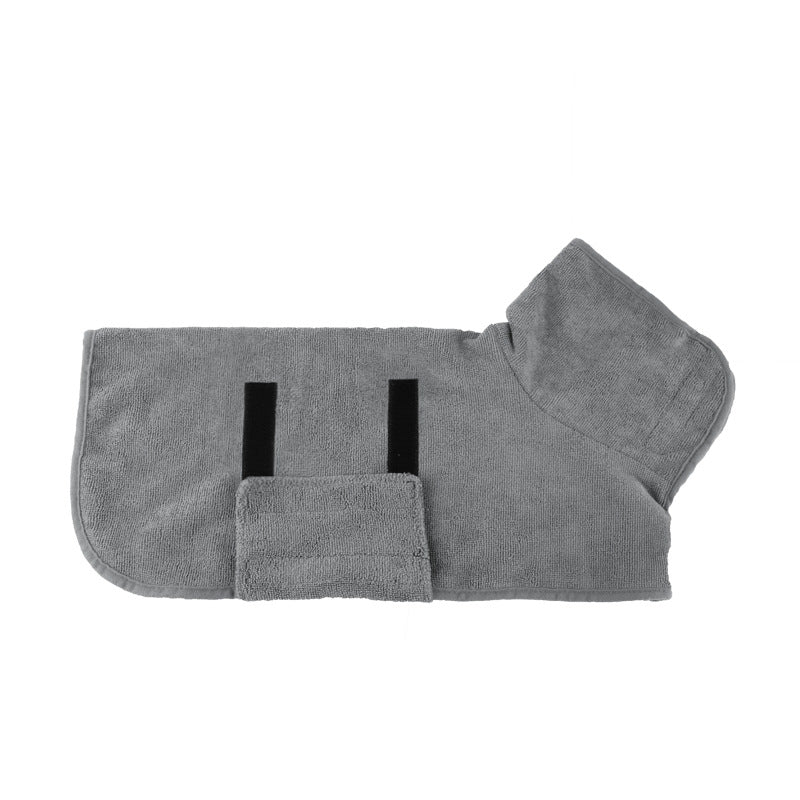 Peignoir Séchage Rapide pour Chien – Microfibre Ultra-Absorbante