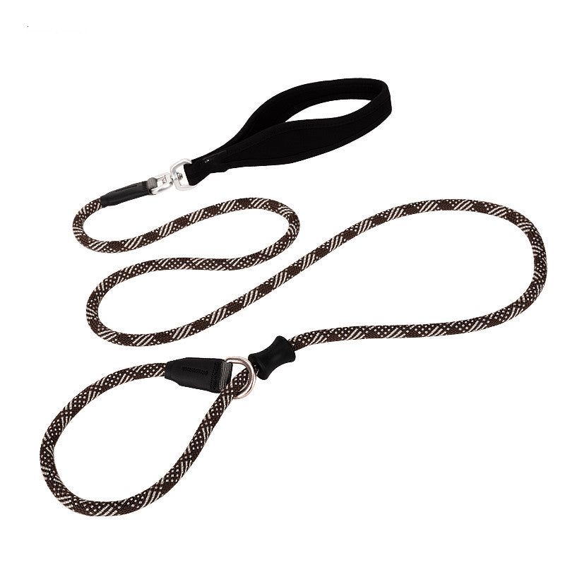 Laisse Nylon Uni Anti-Explosion pour Chien — 9 Couleurs | M & L