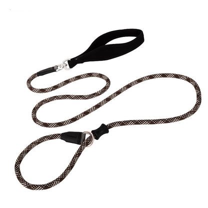 Laisse Nylon Uni Anti-Explosion pour Chien — 9 Couleurs | M & L