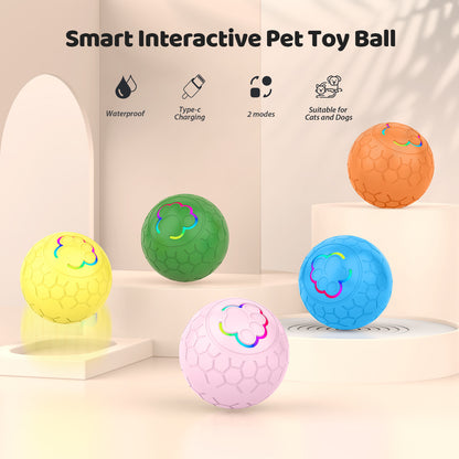 Balle Électrique Télécommandée à Gravité pour Chien & Chat — Rechargeable