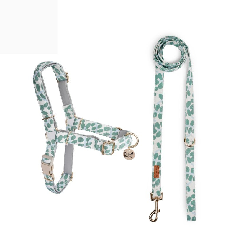 Harnais Poitrine Anti-Traction Outdoor pour Chien — S, M & L | Motifs Nature