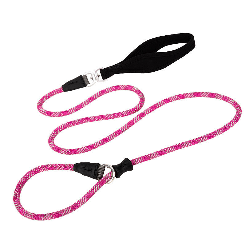Laisse Nylon Uni Anti-Explosion pour Chien — 9 Couleurs | M & L