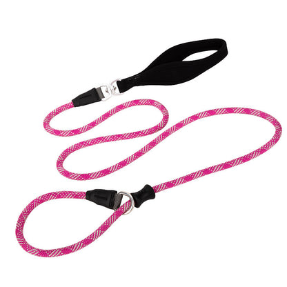 Laisse Nylon Uni Anti-Explosion pour Chien — 9 Couleurs | M & L