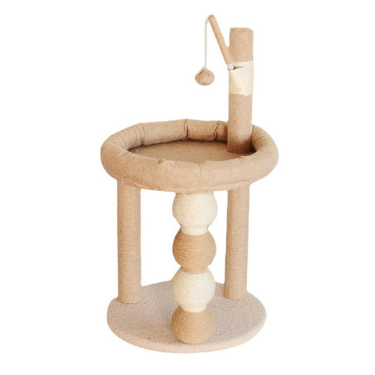 Arbre à Chat en Sisal Tout-en-Un – Sans Peluches, Toutes Saisons