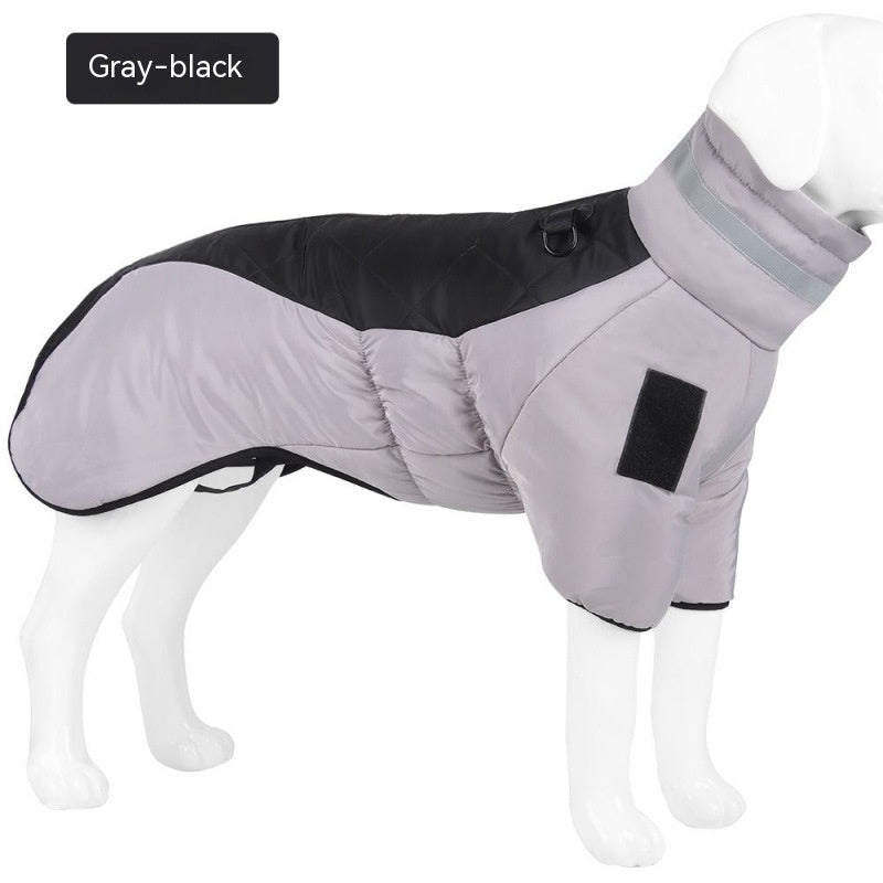 Manteau d'hiver imperméable pour chien – Veste chaude rembourrée grandes tailles (XL à 6XL)