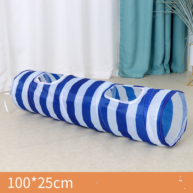 Nid Tunnel Donut pour Chat – Labyrinthe Toutes Saisons, 12 Coloris