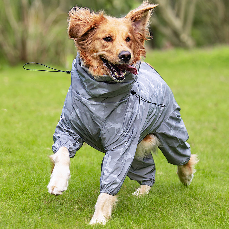 Imperméable Réfléchissant pour Chien – Coupe 4 Pattes, Sport Outdoor