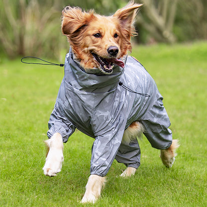 Imperméable Réfléchissant pour Chien – Coupe 4 Pattes, Sport Outdoor