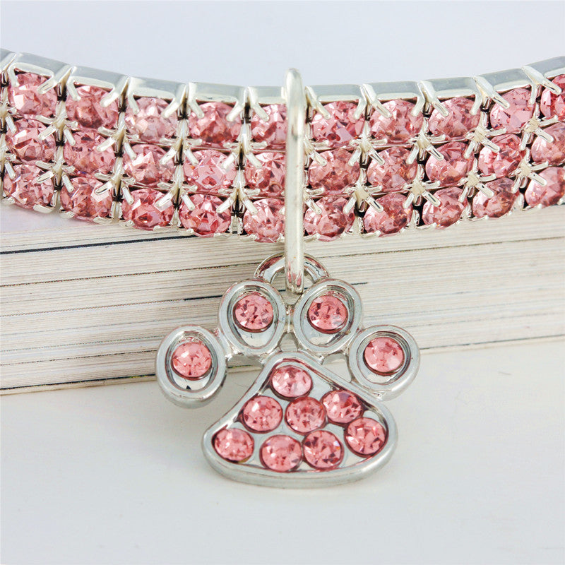 Collier Strass Élastique pour Chat et Chien