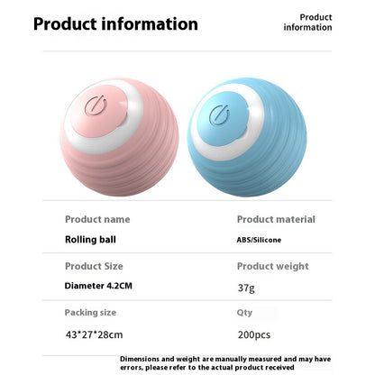 Balle Interactive Intelligente pour Chien & Chat — Rechargeable USB