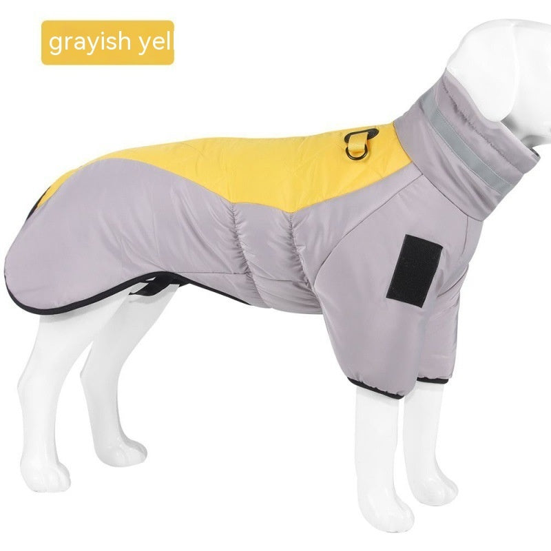 Manteau d'hiver imperméable pour chien – Veste chaude rembourrée grandes tailles (XL à 6XL)